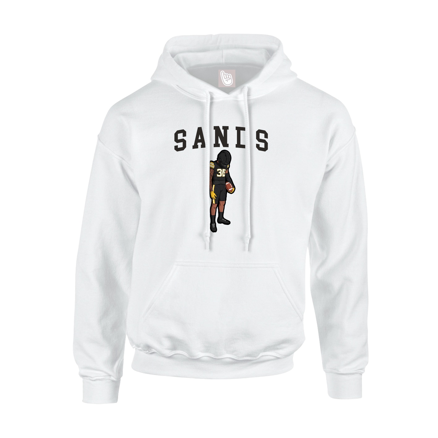 Youth Hoodie — Shirsey in White