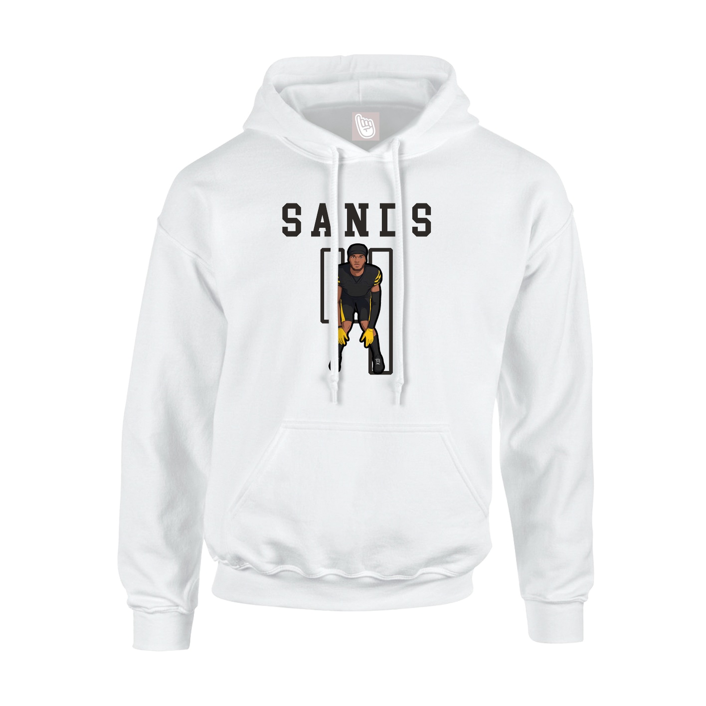 Youth Hoodie — Shirsey in White