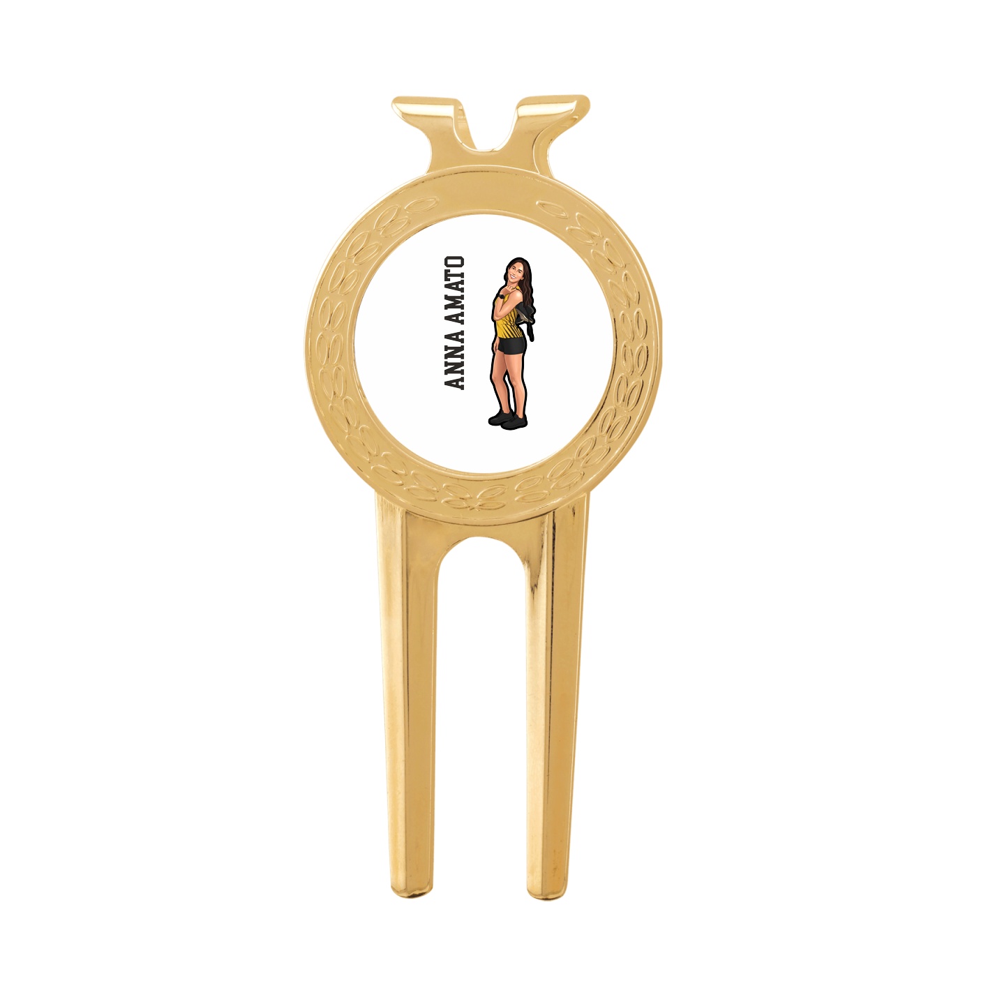 Divot Tool with Ball Marker — Name Vertical in Classic