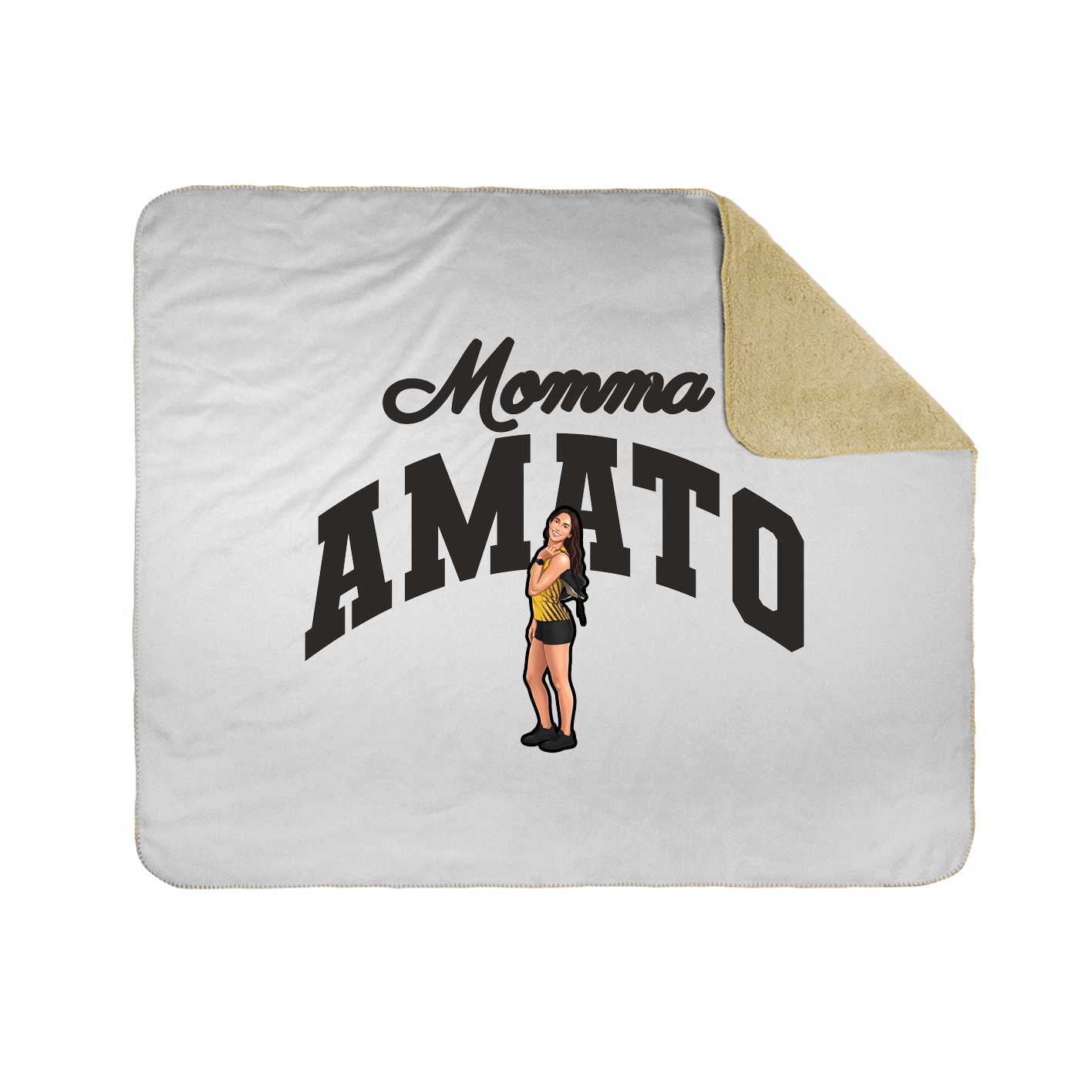 Throw Blanket — Mothers Day Arch in White