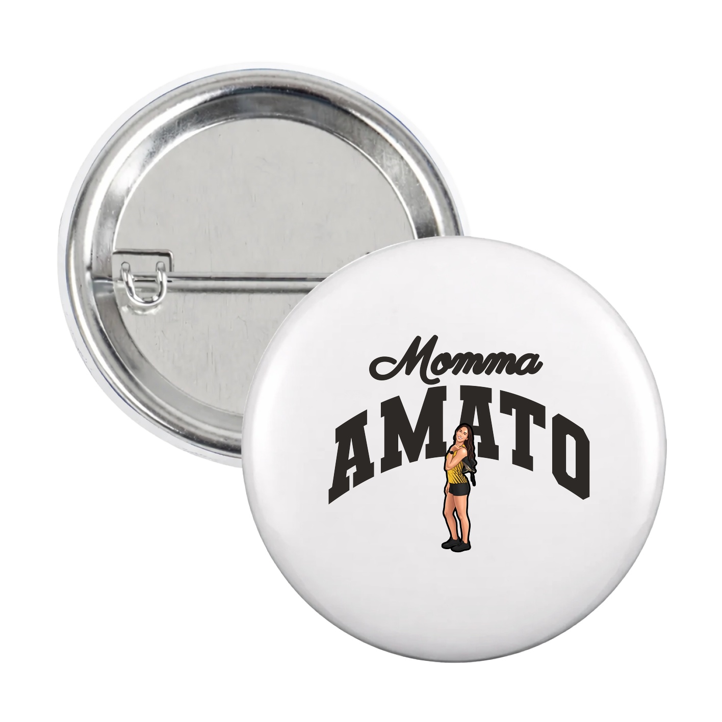 Game Day Button — Mothers Day Arch in White