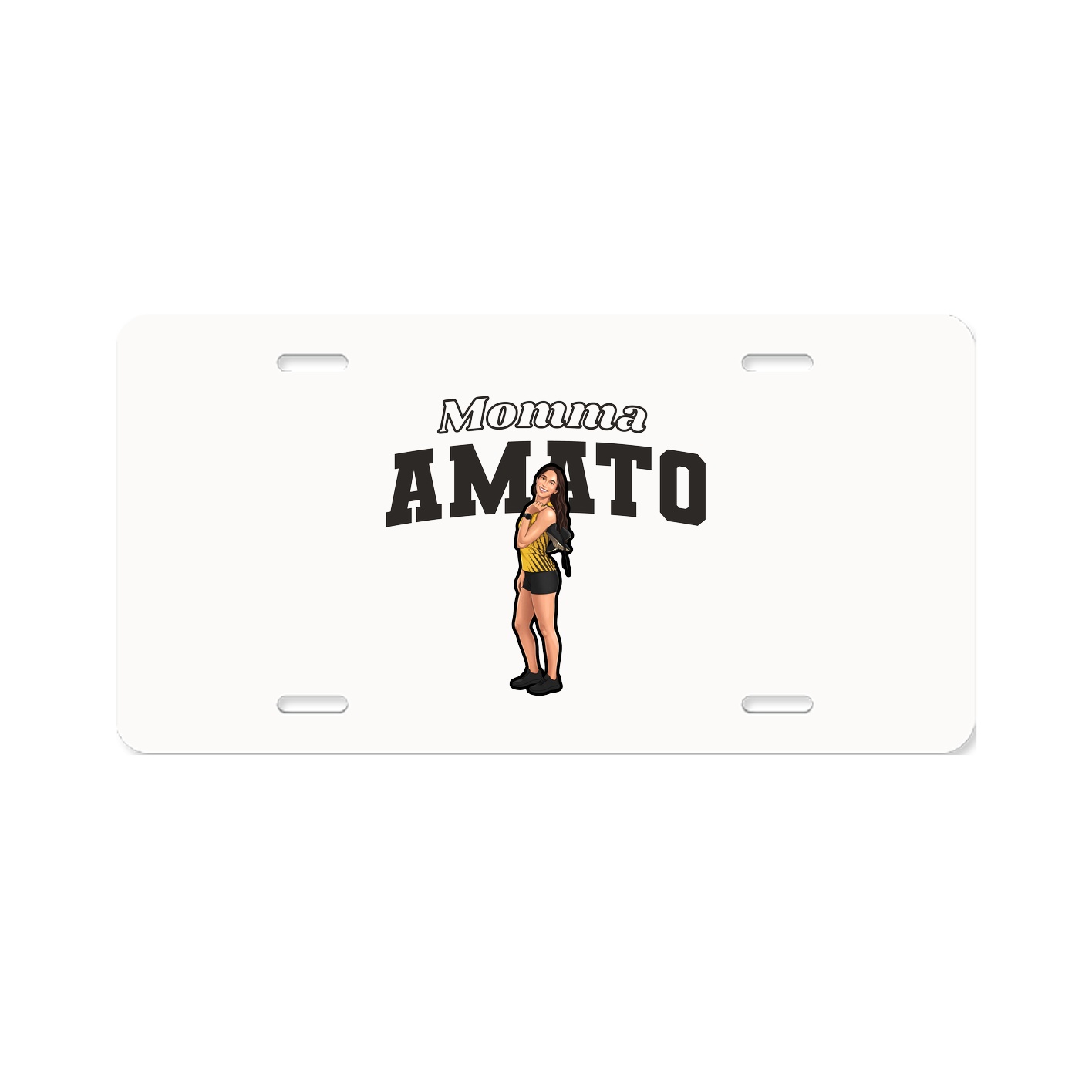 License Plate — Mothers Day Block in Classic