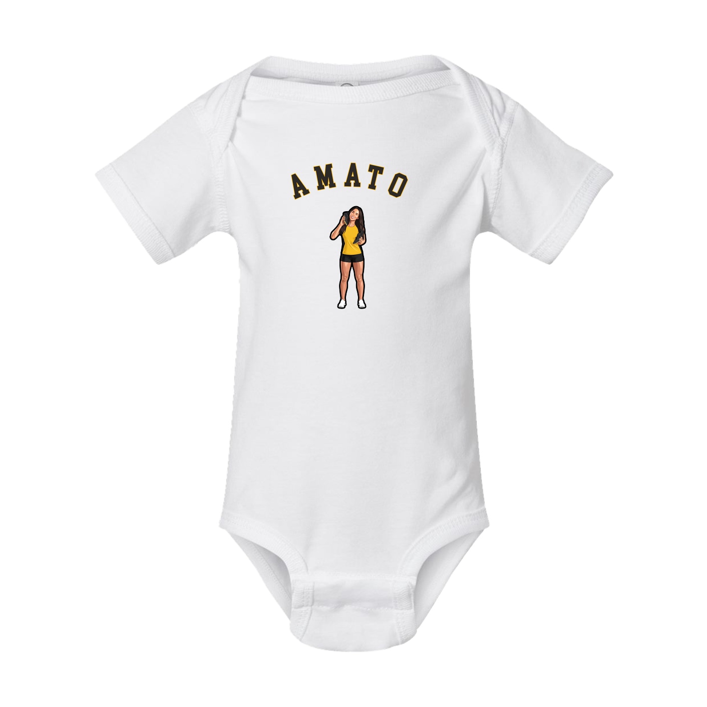 Baby Onesie — Shirsey Arch in White