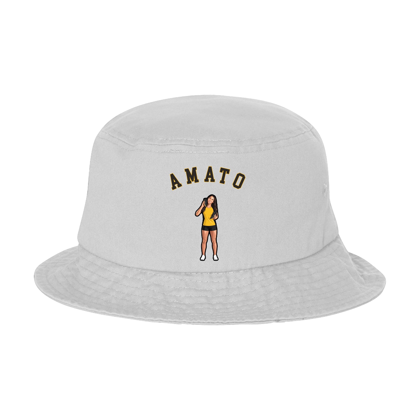 Bucket Cap — Shirsey Arch in White
