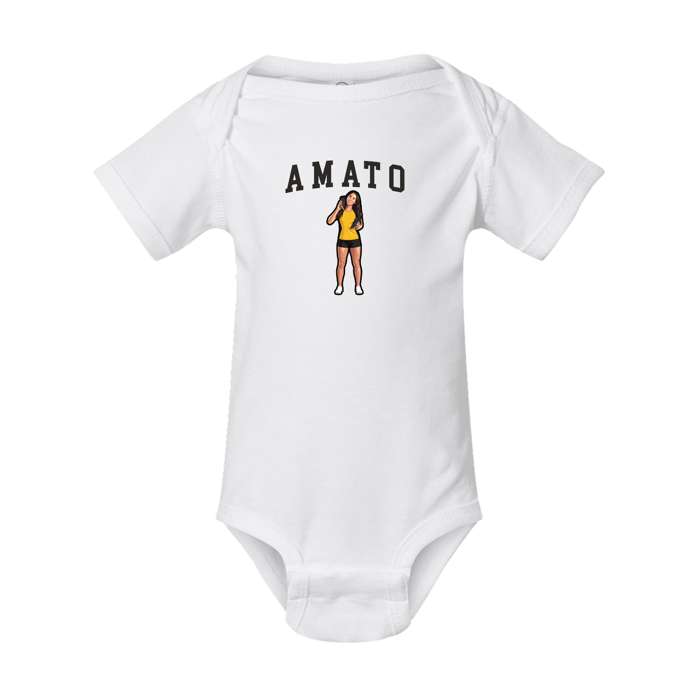 Baby Onesie — Shirsey in White