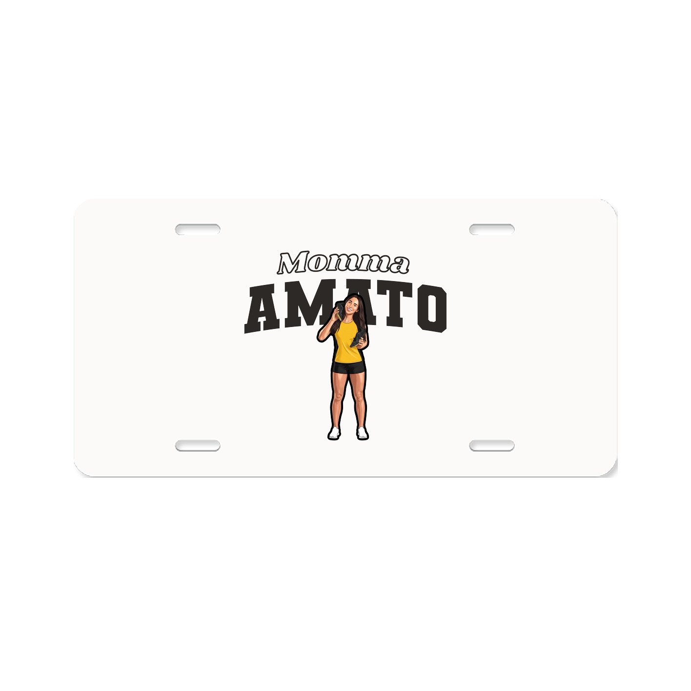 License Plate — Mothers Day Block in Classic