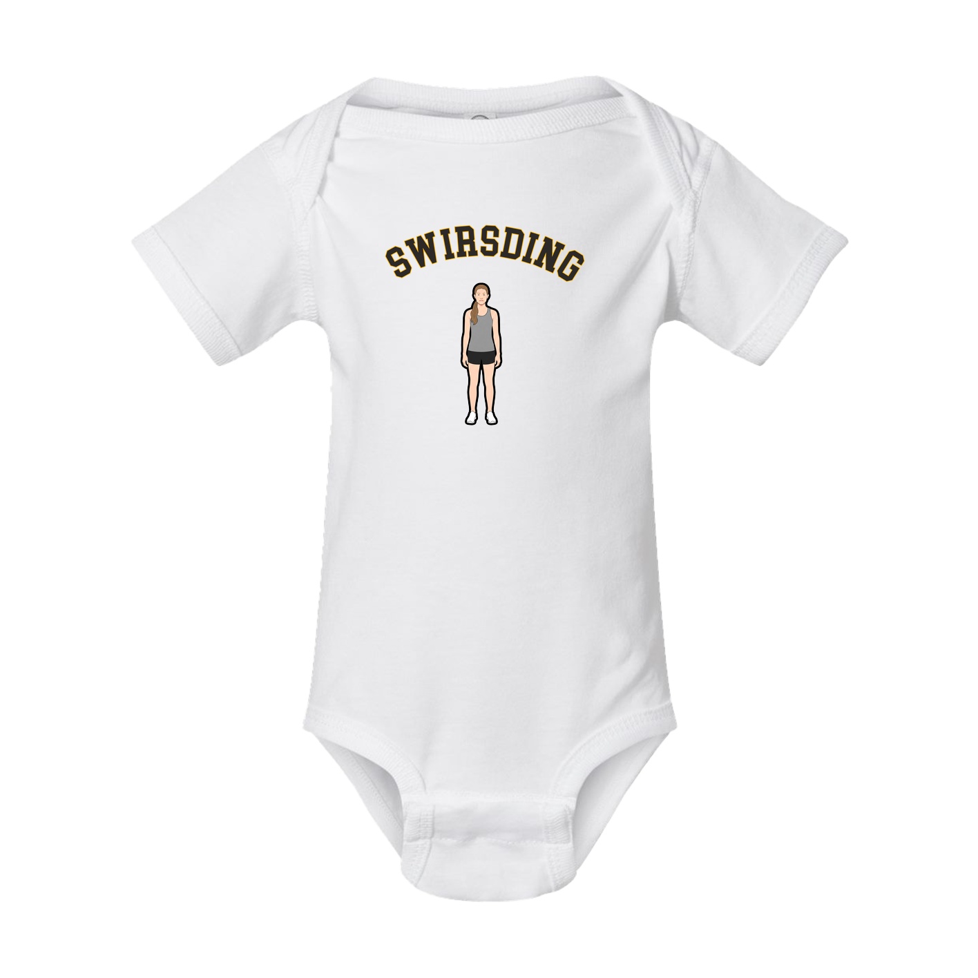 Baby Onesie — Shirsey Arch in White