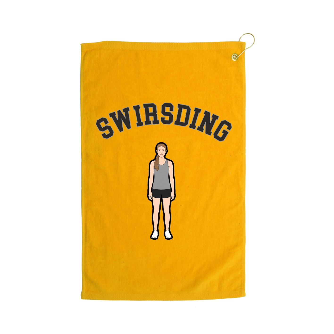 Golf Towel — Shirsey Arch in Gold