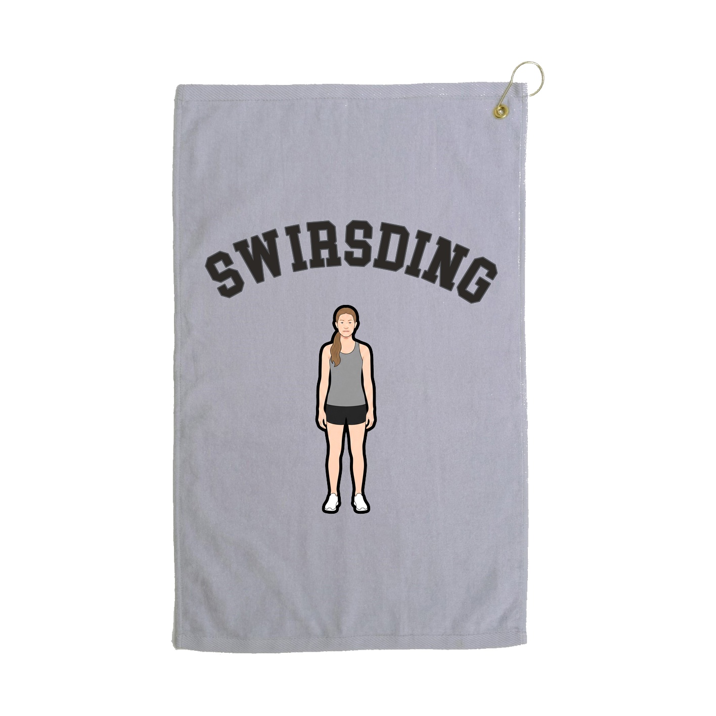 Golf Towel — Shirsey Arch in Grey