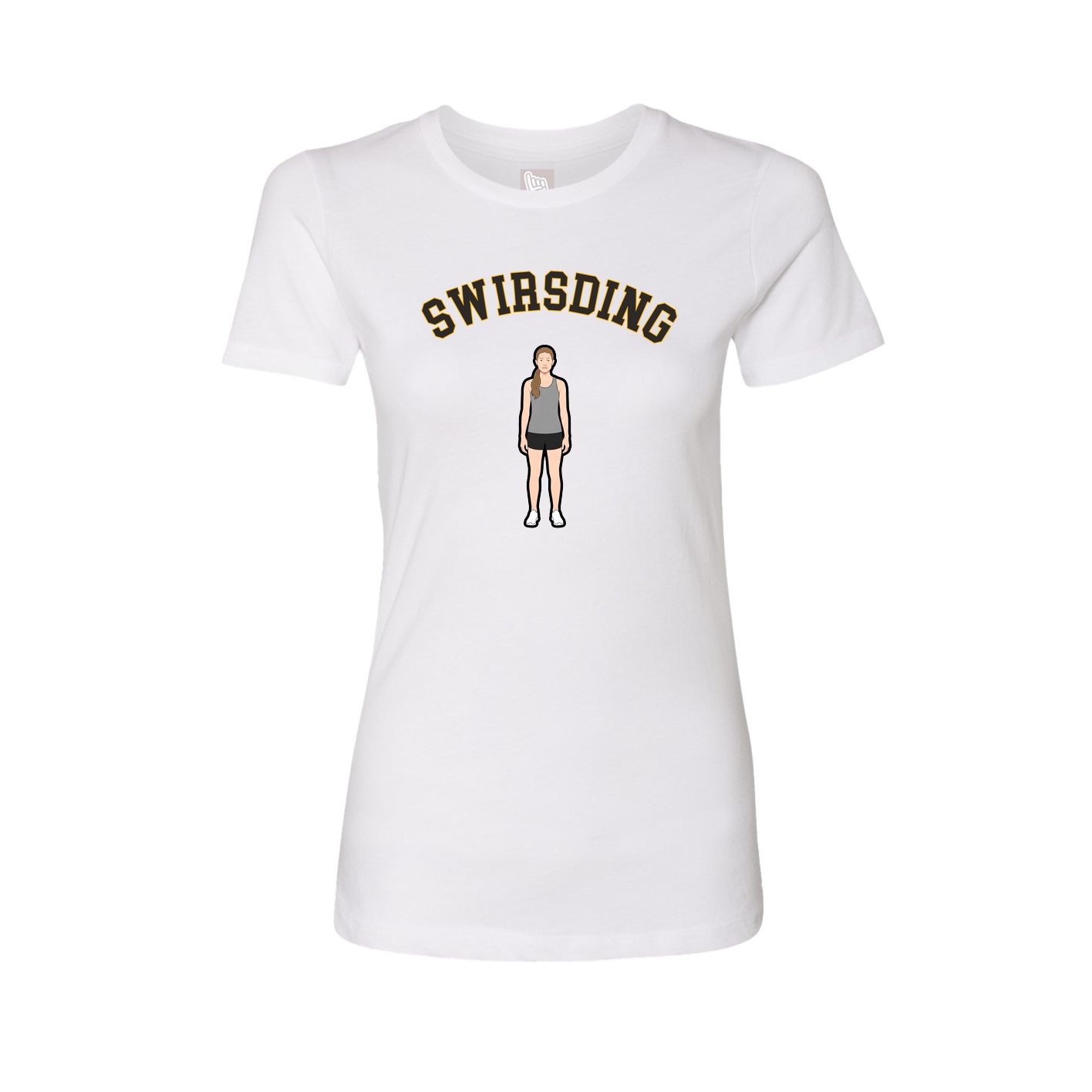 Womens Tee — Shirsey Arch in White