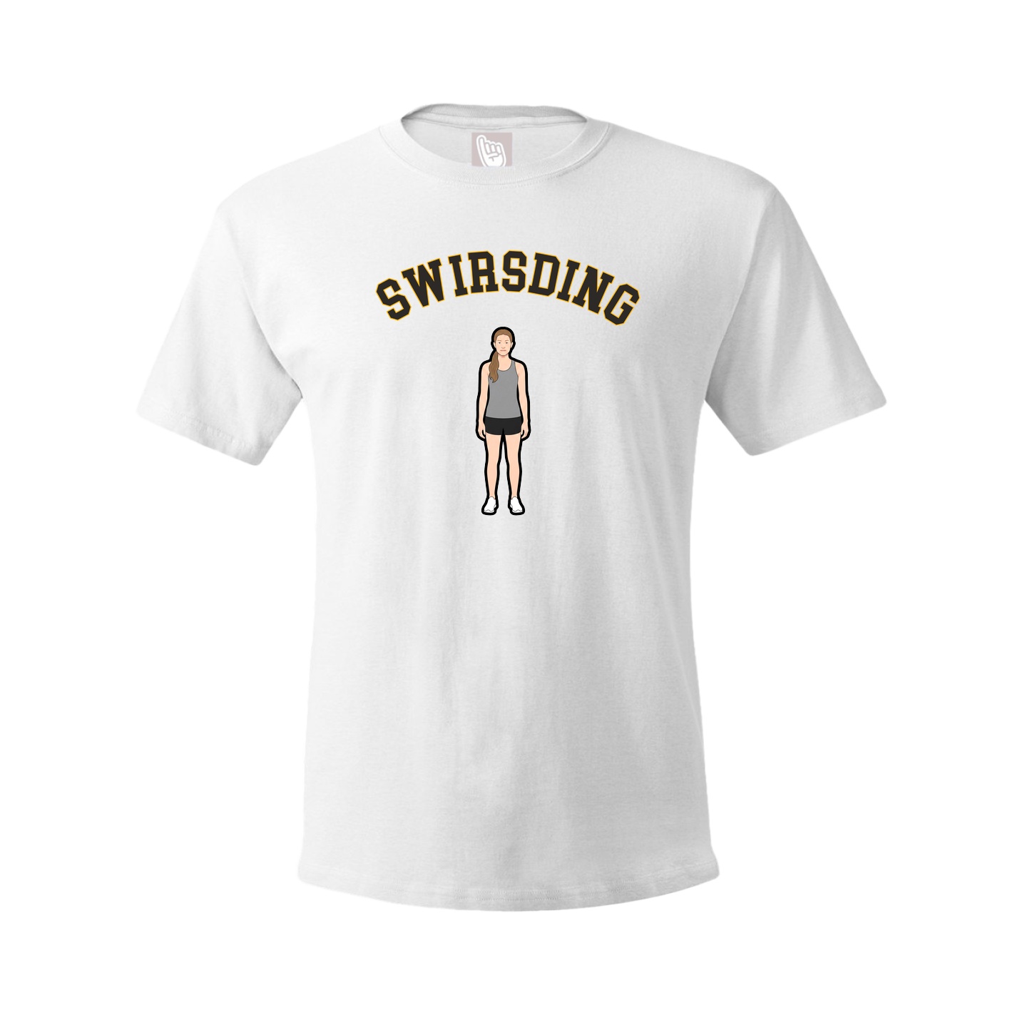 Youth Tee — Shirsey Arch in White