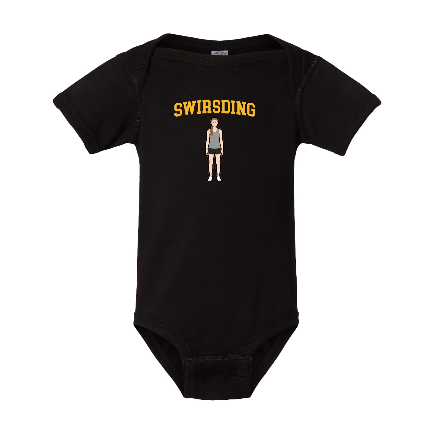 Baby Onesie — Shirsey in Black
