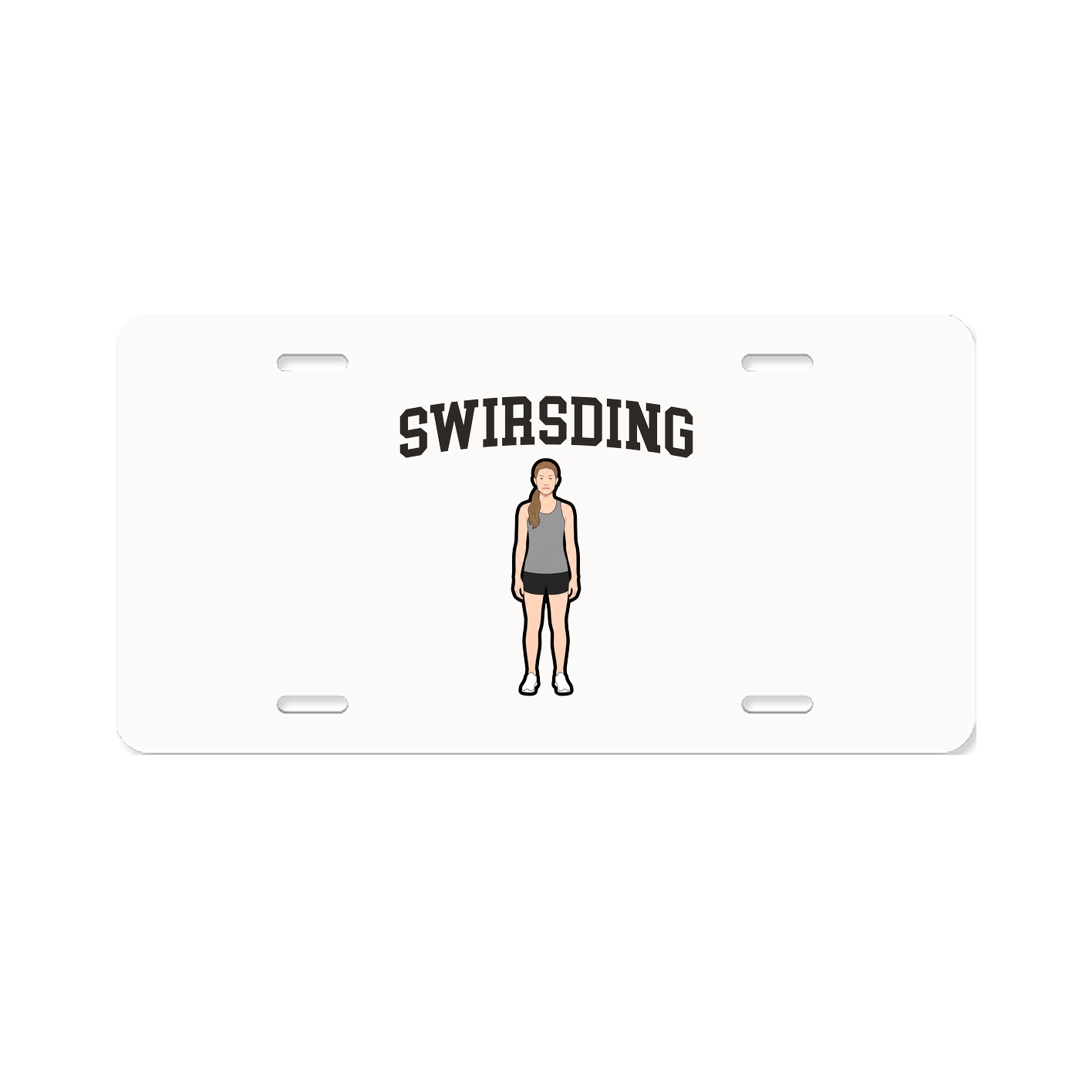 License Plate — Shirsey in Classic