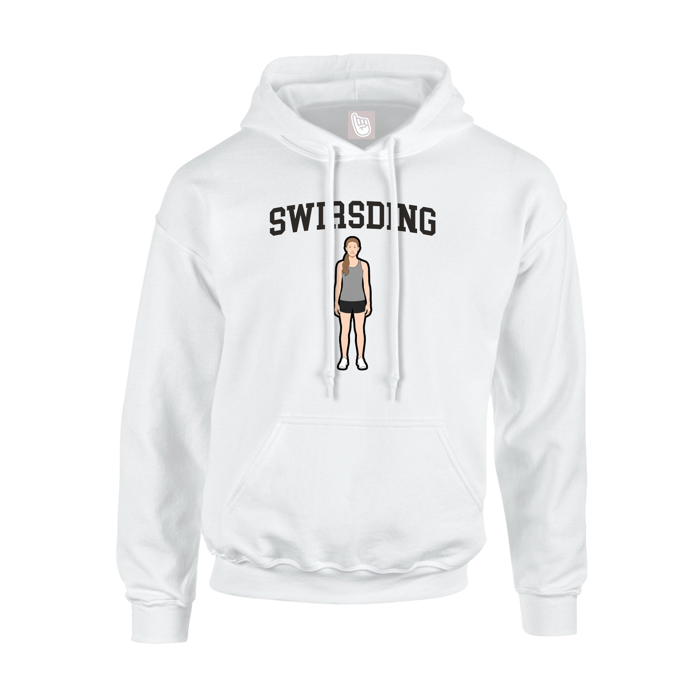 Hoodie — Shirsey in White
