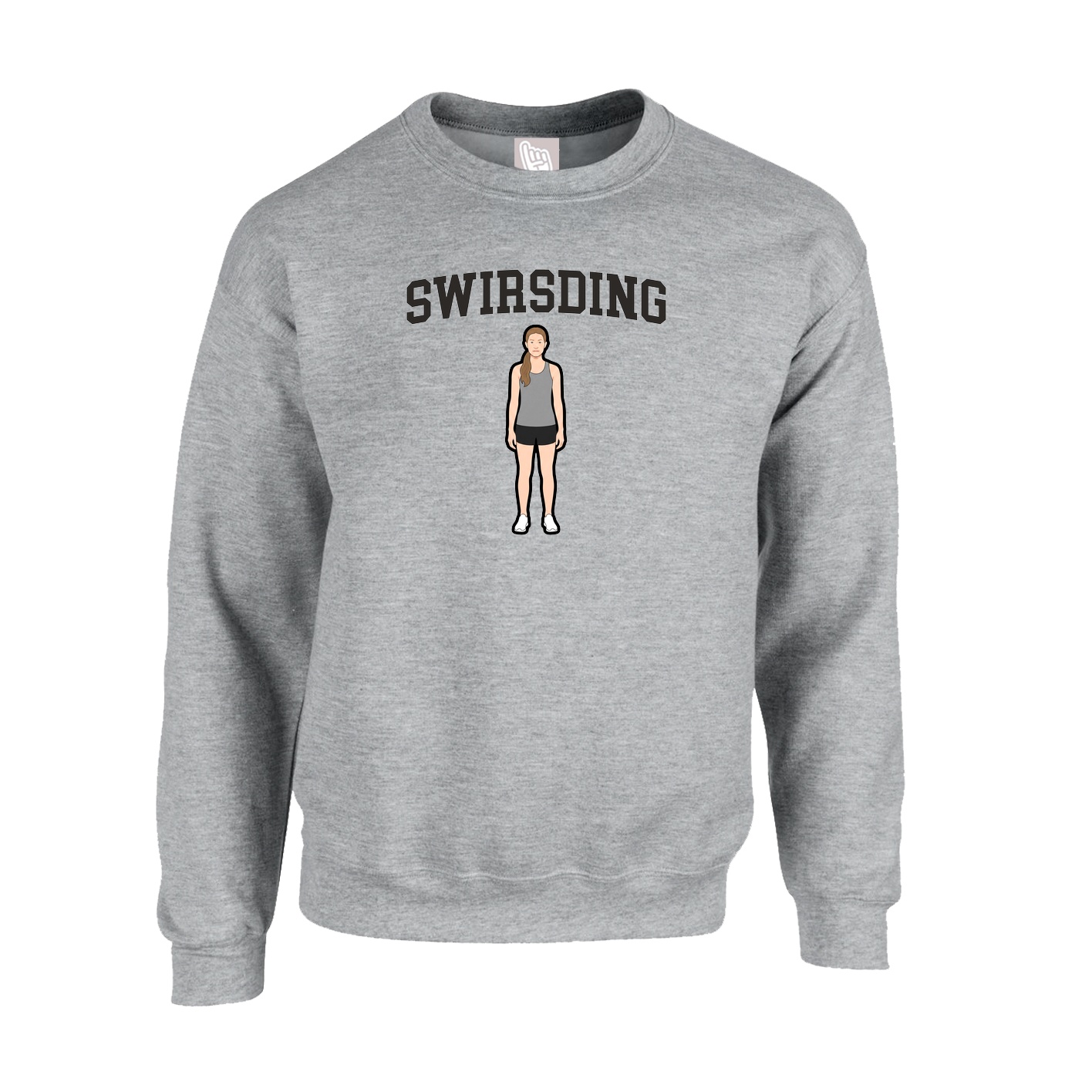 Fleece Crew — Shirsey in Grey