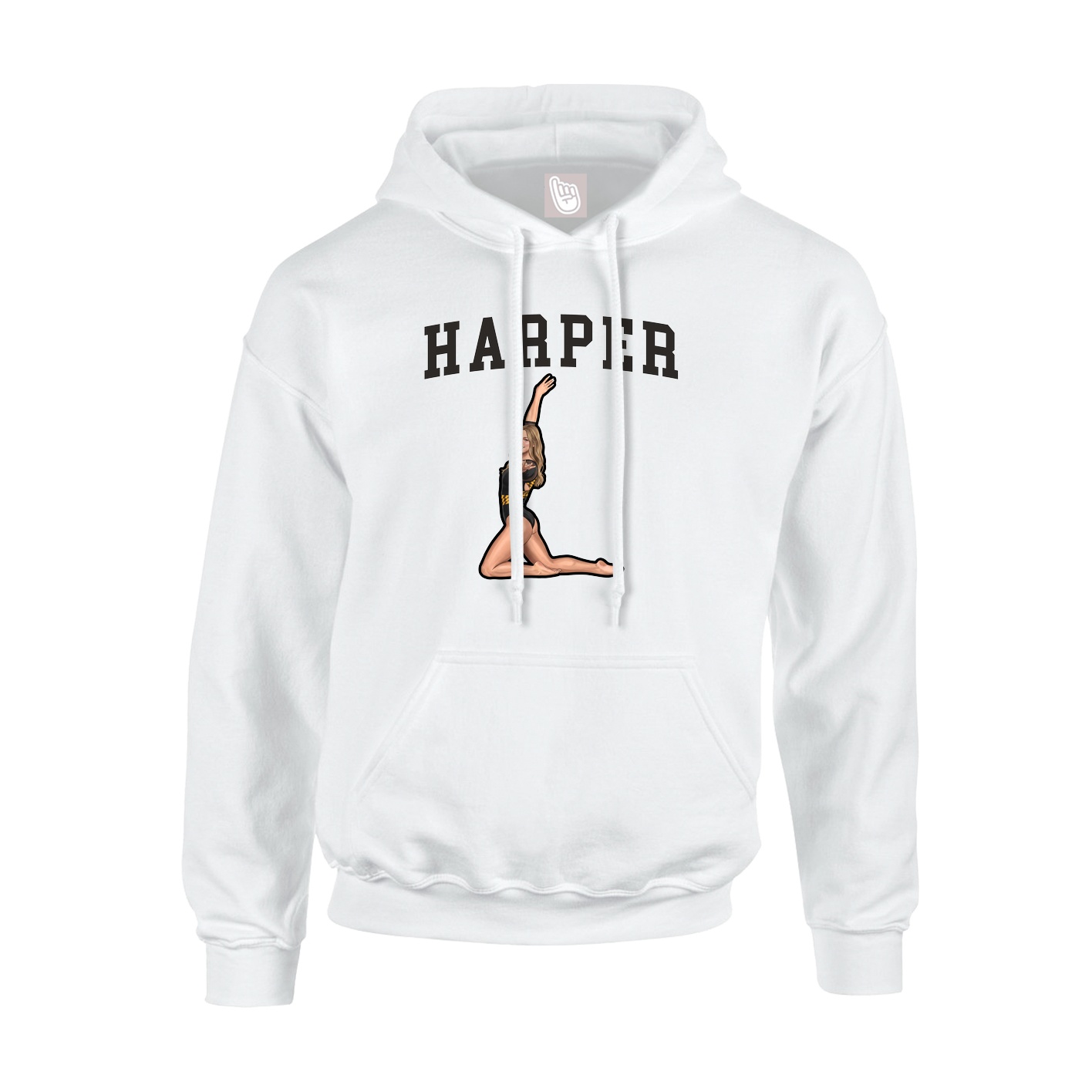 Hoodie — Shirsey in White