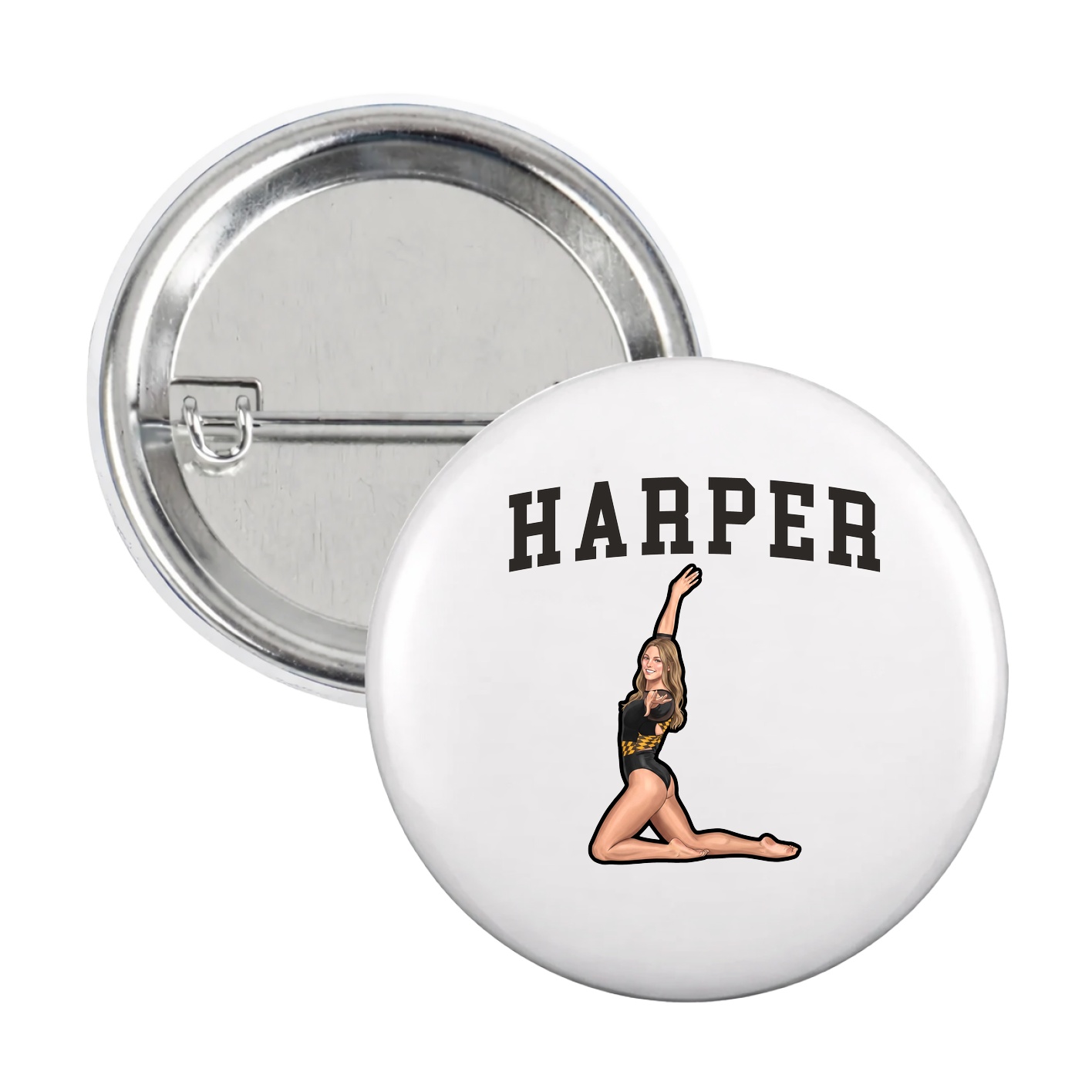 Game Day Button — Shirsey in White