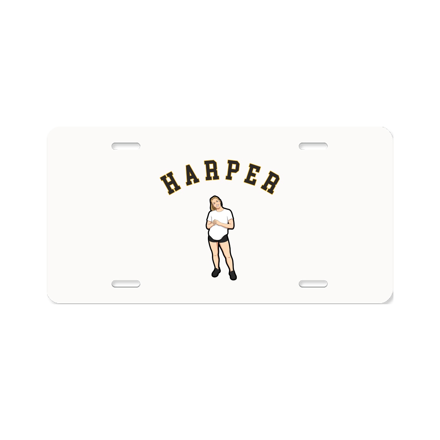 License Plate — Shirsey Arch in Classic