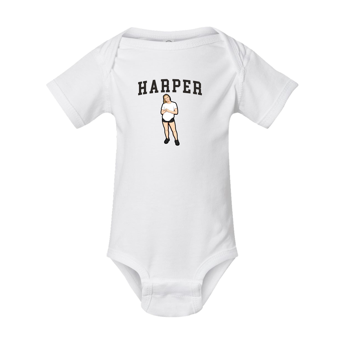 Baby Onesie — Shirsey in White