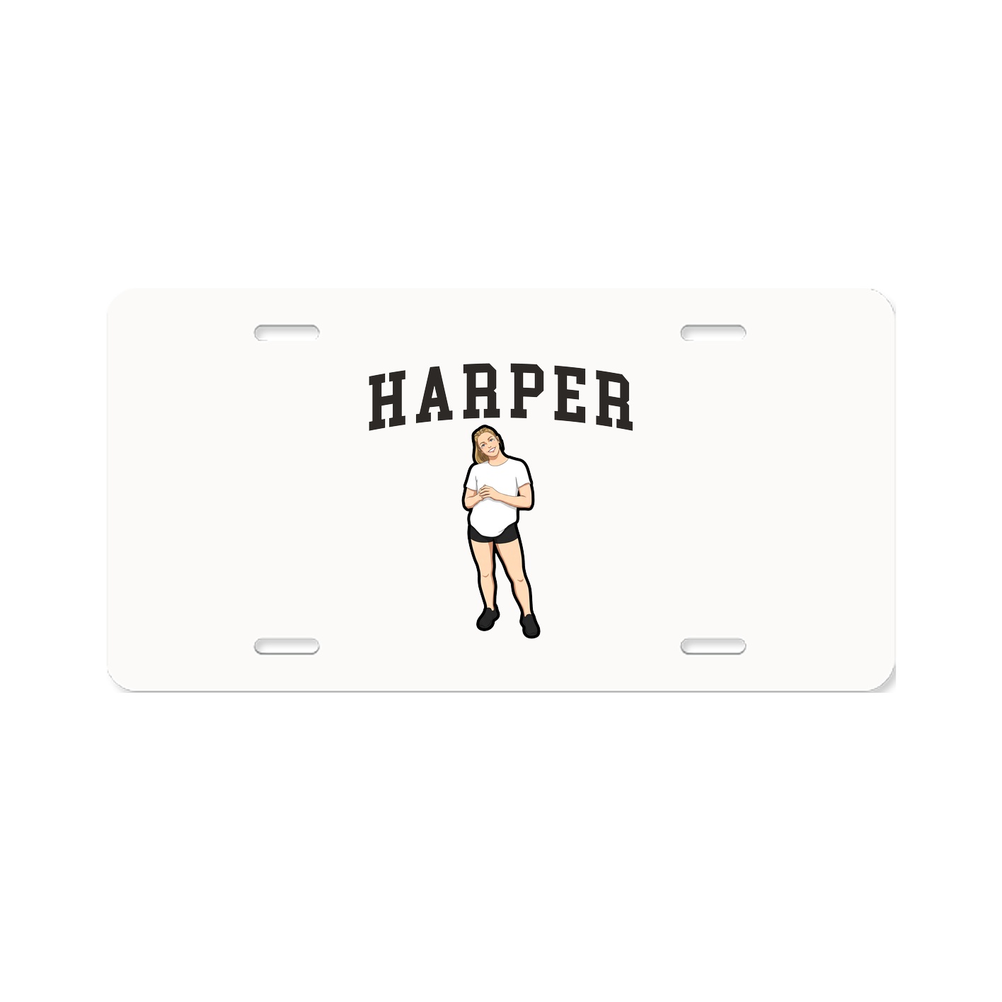License Plate — Shirsey in Classic