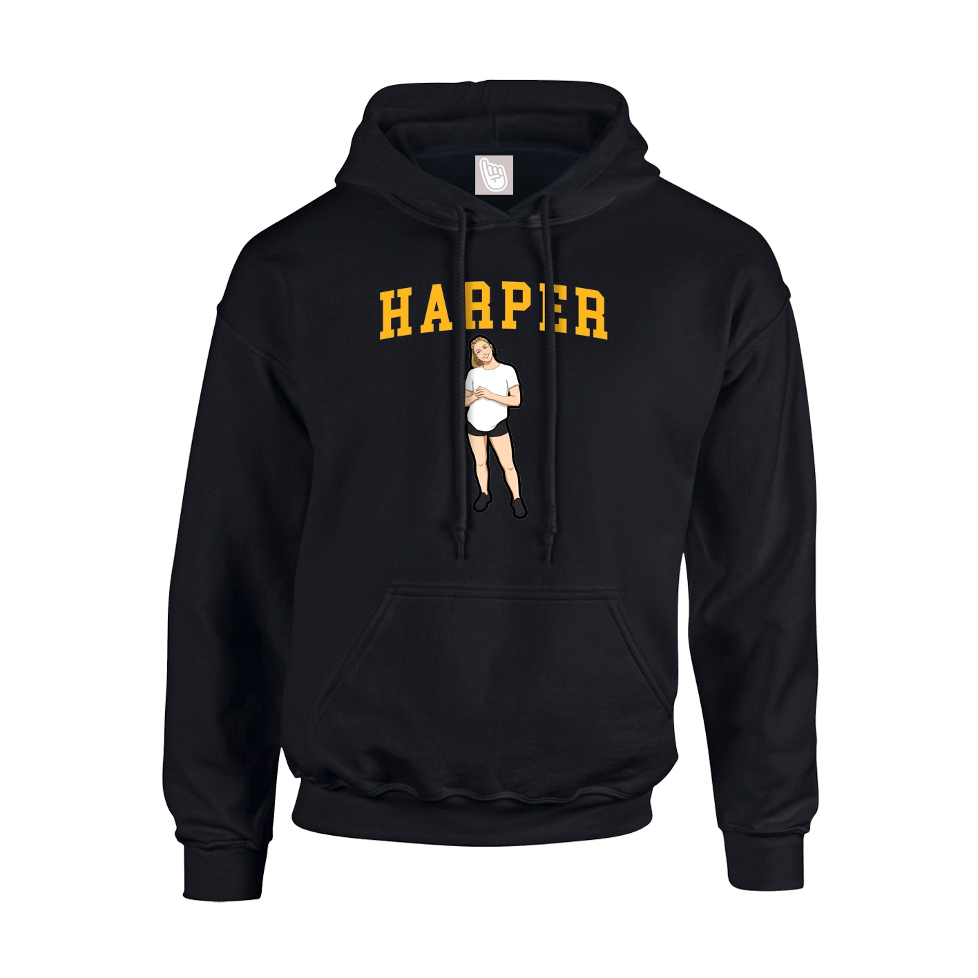 Youth Hoodie — Shirsey in Black