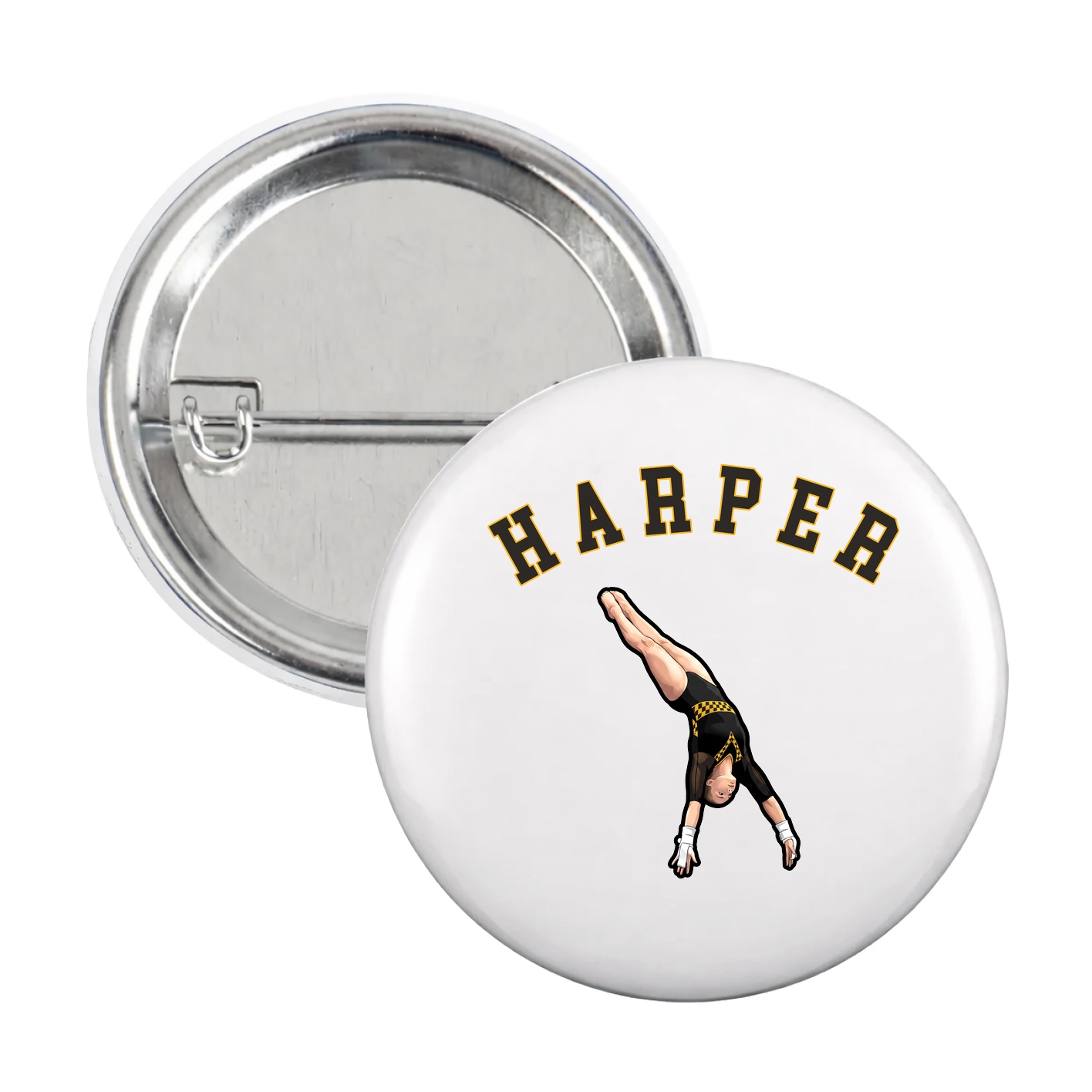Game Day Button — Shirsey Arch in White