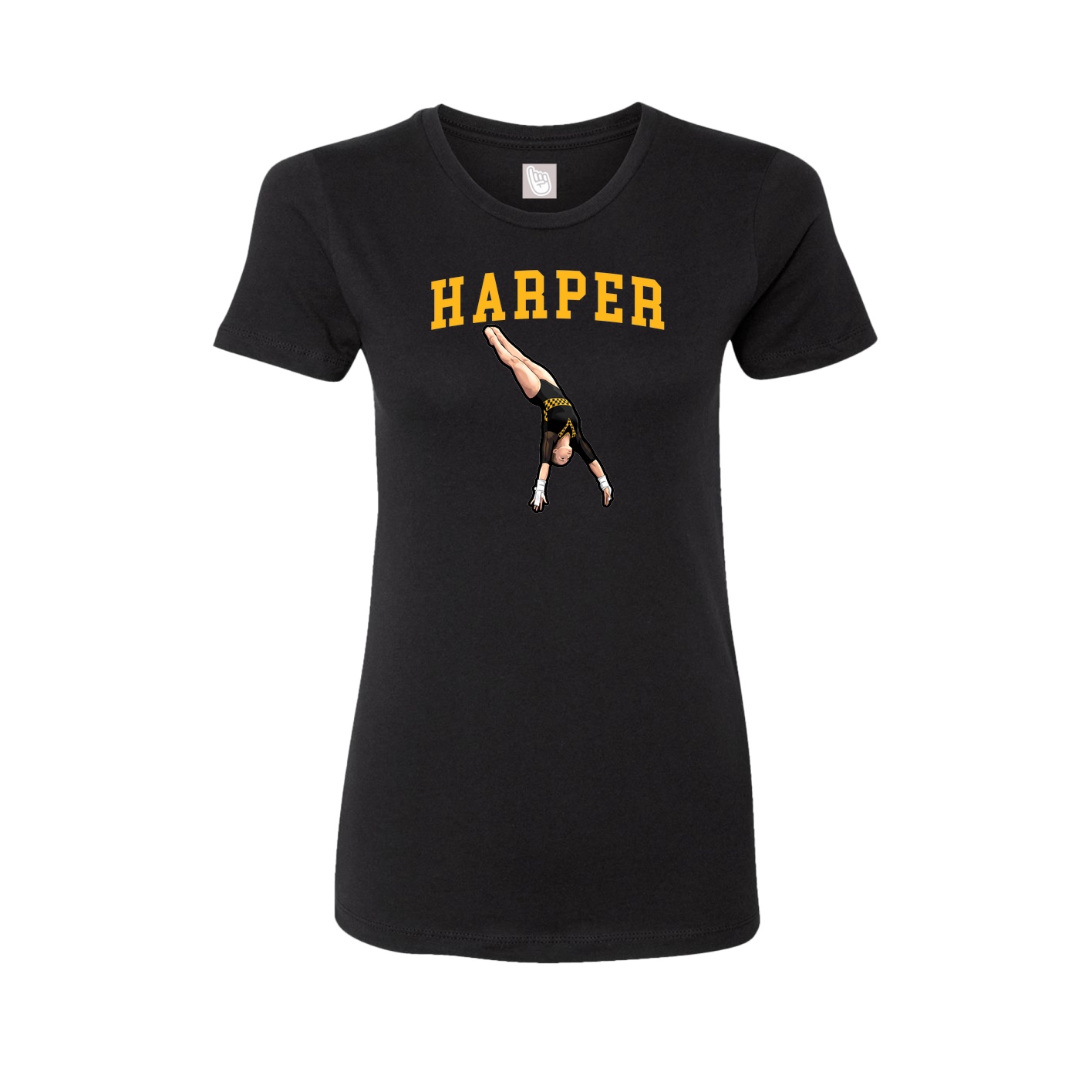 Fitted Women's Tee — Shirsey in Black