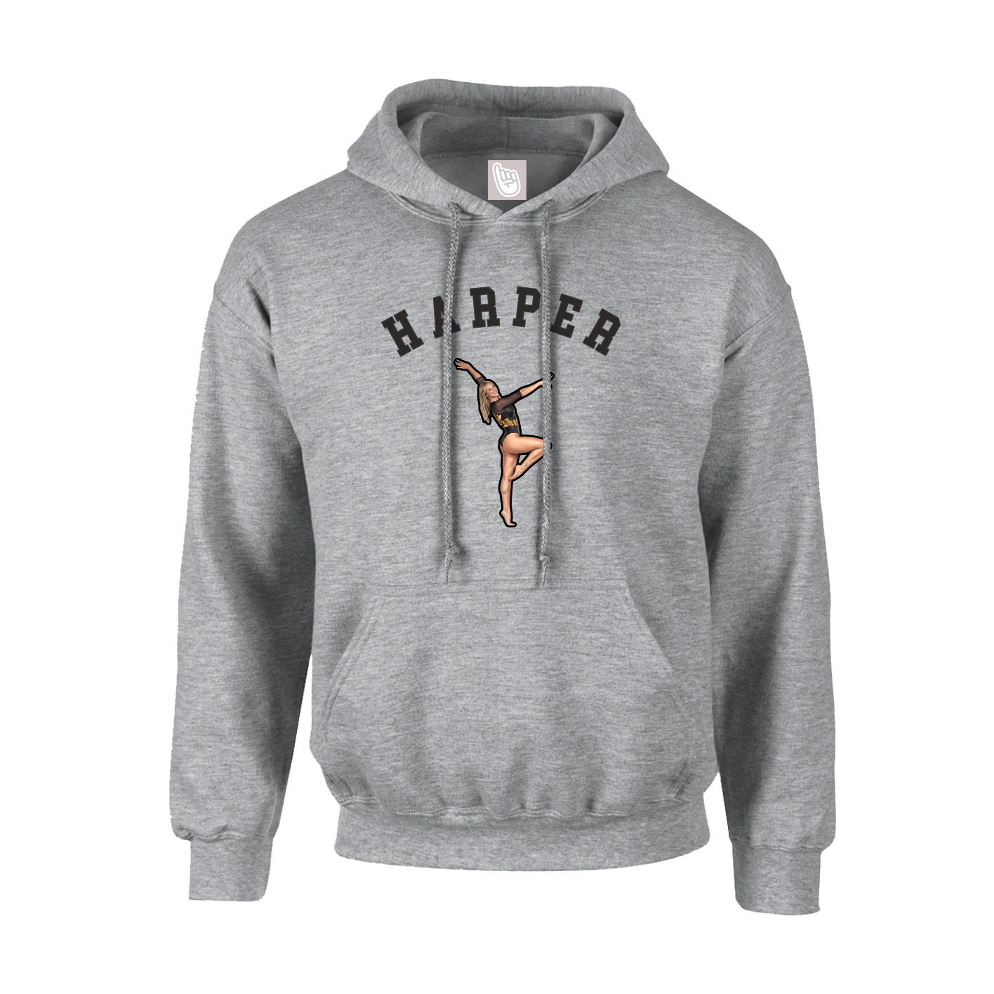 Youth Hoodie — Shirsey Arch in Grey