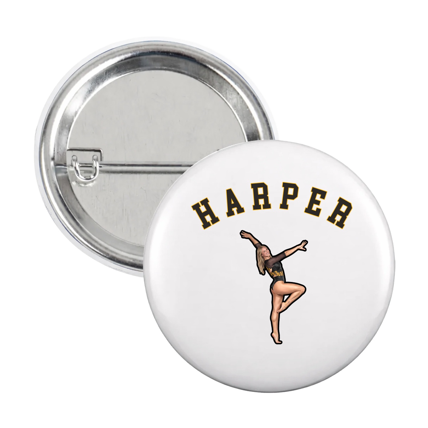 Game Day Button — Shirsey Arch in White