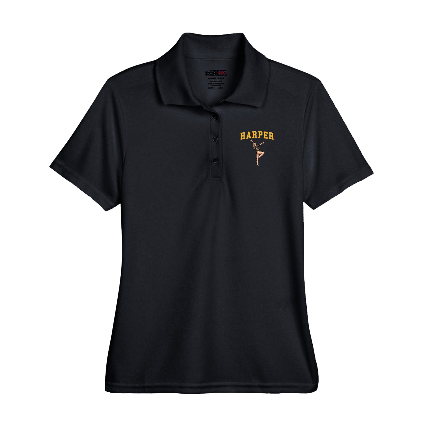 Performance Polo — Shirsey in Black
