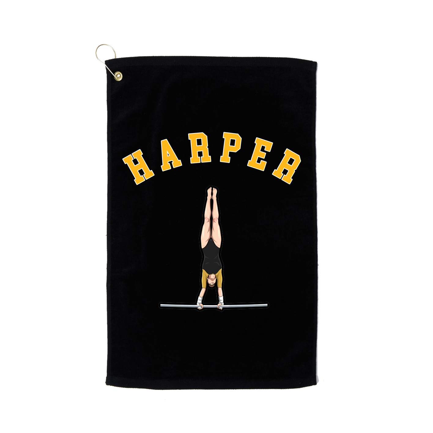 Golf Towel — Shirsey Arch in Black