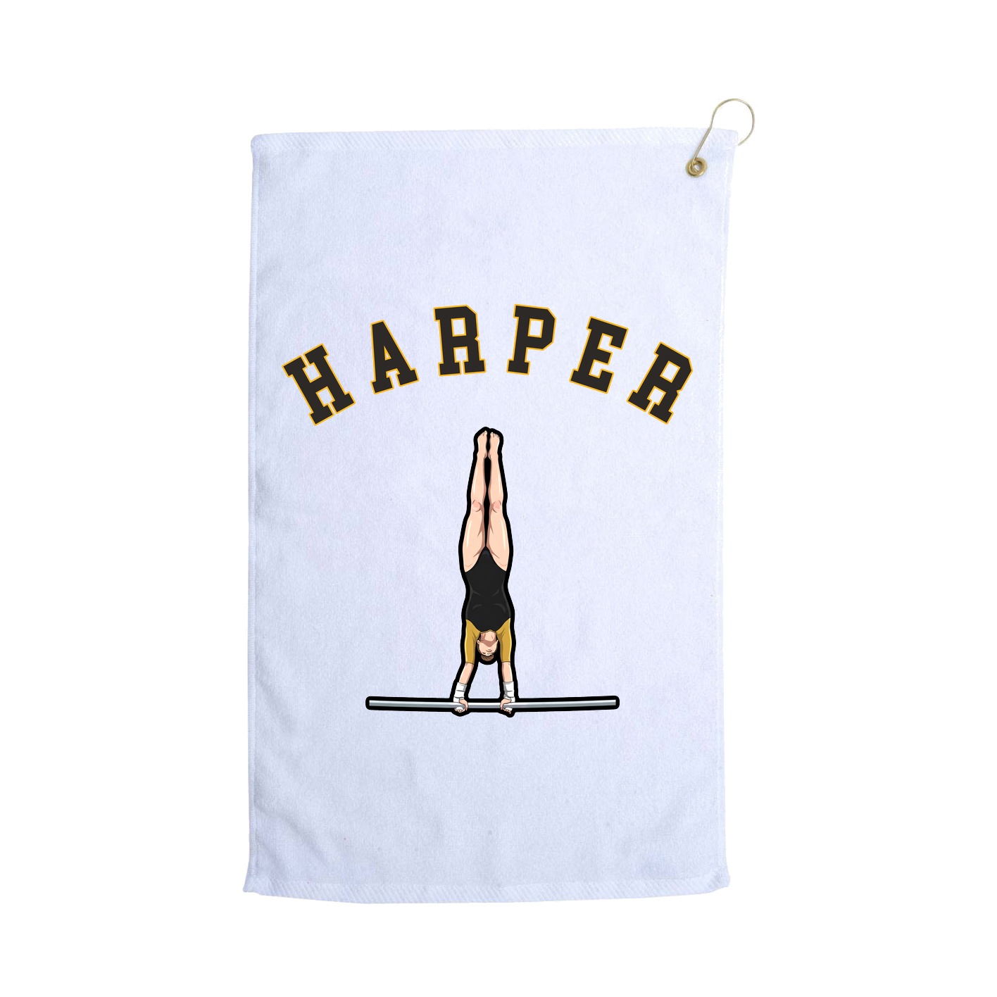 Golf Towel — Shirsey Arch in White