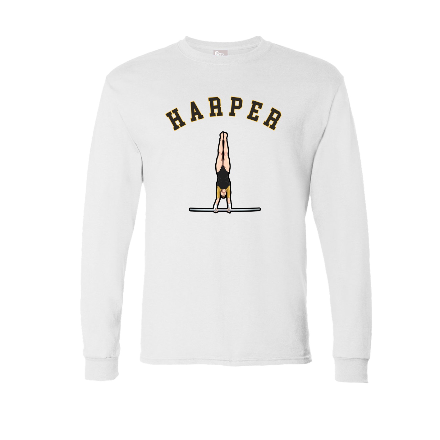 Long Sleeve Tee — Shirsey Arch in White