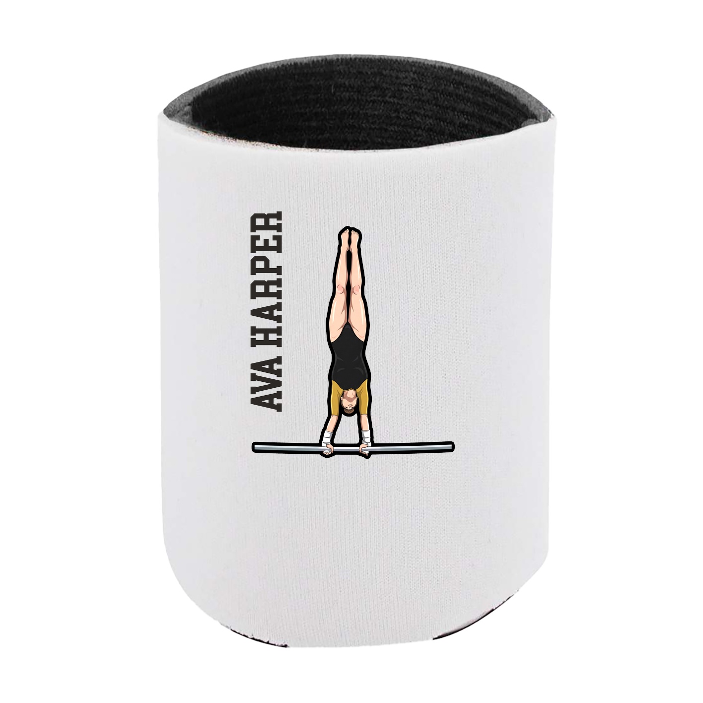 Can Holder — Name Vertical in White