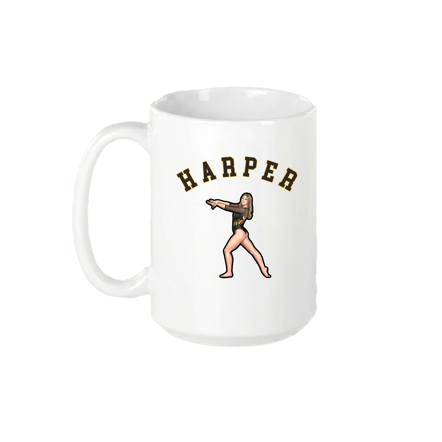 15oz Coffee Mug — Shirsey Arch in White