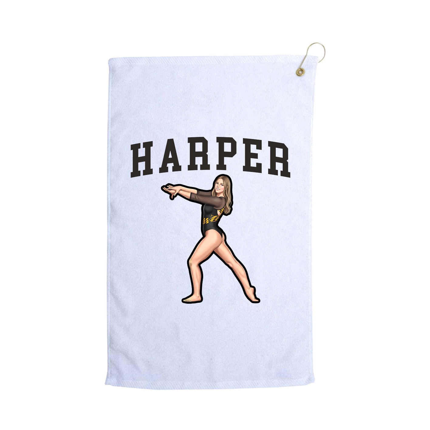 Golf Towel — Shirsey in White