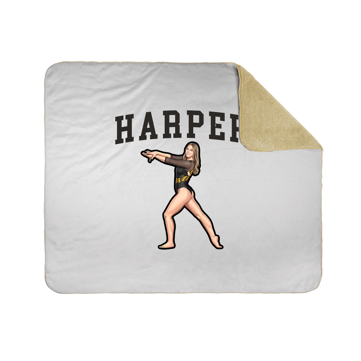 Throw Blanket — Shirsey in White
