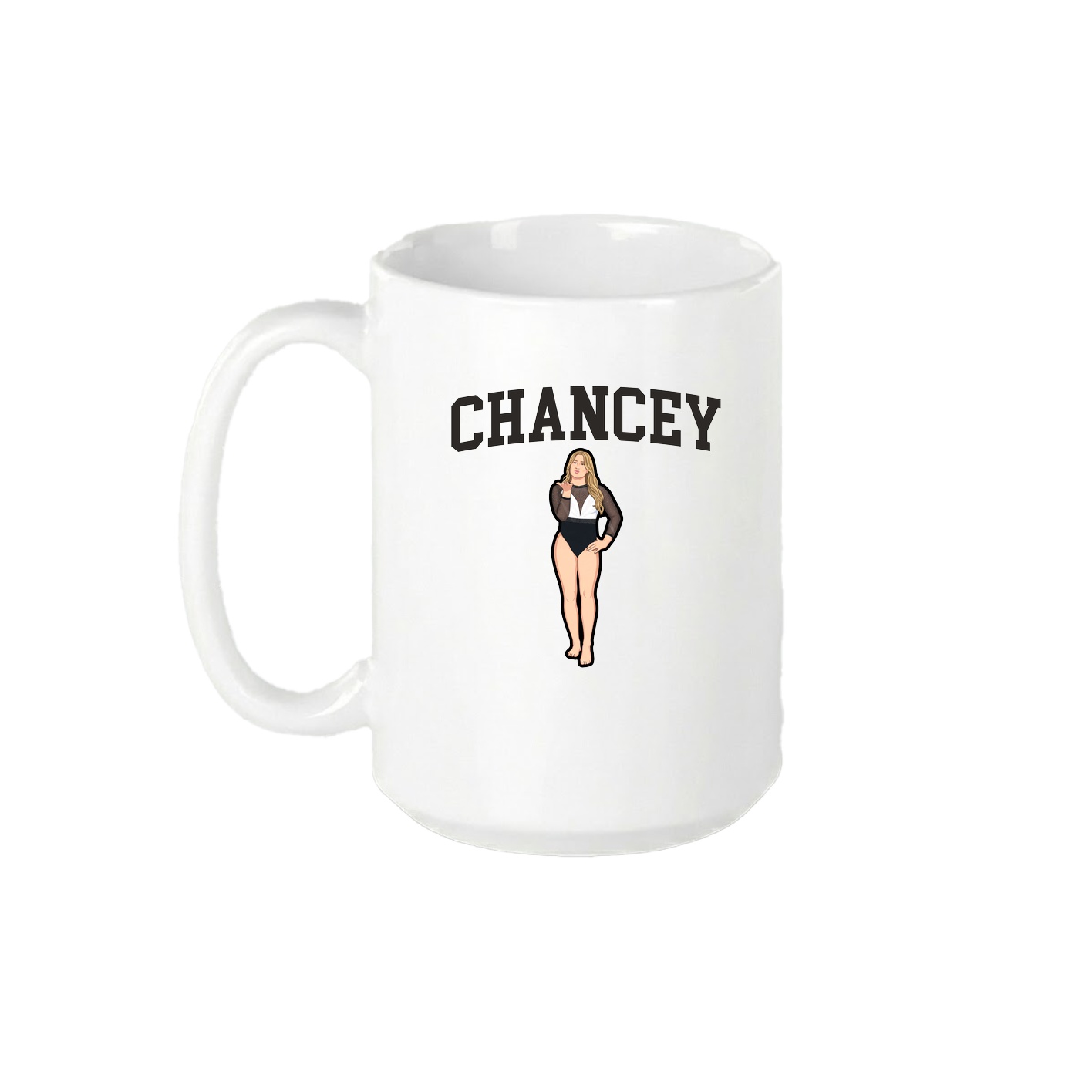 15oz Coffee Mug — Shirsey in White
