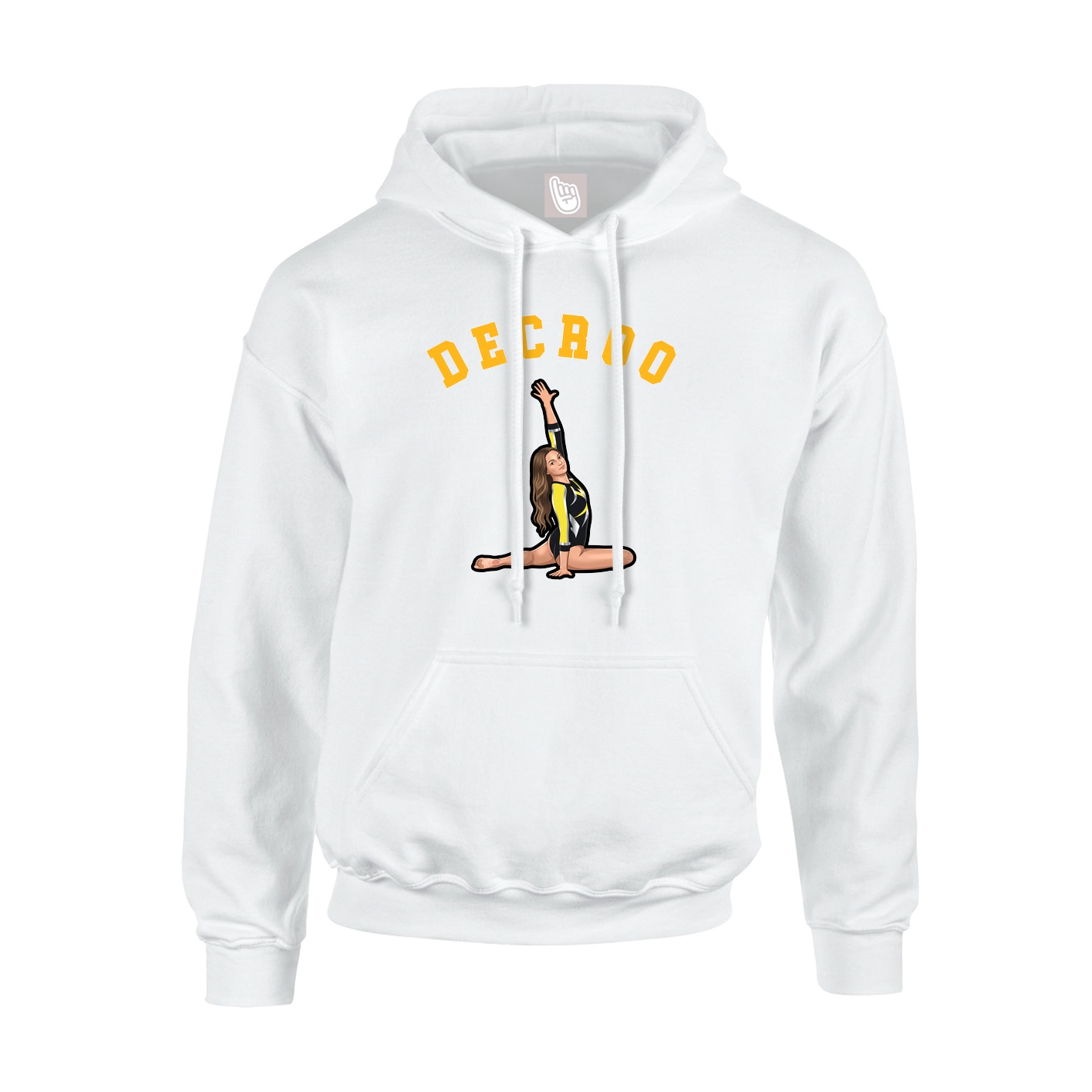 Hoodie — Shirsey Arch in White