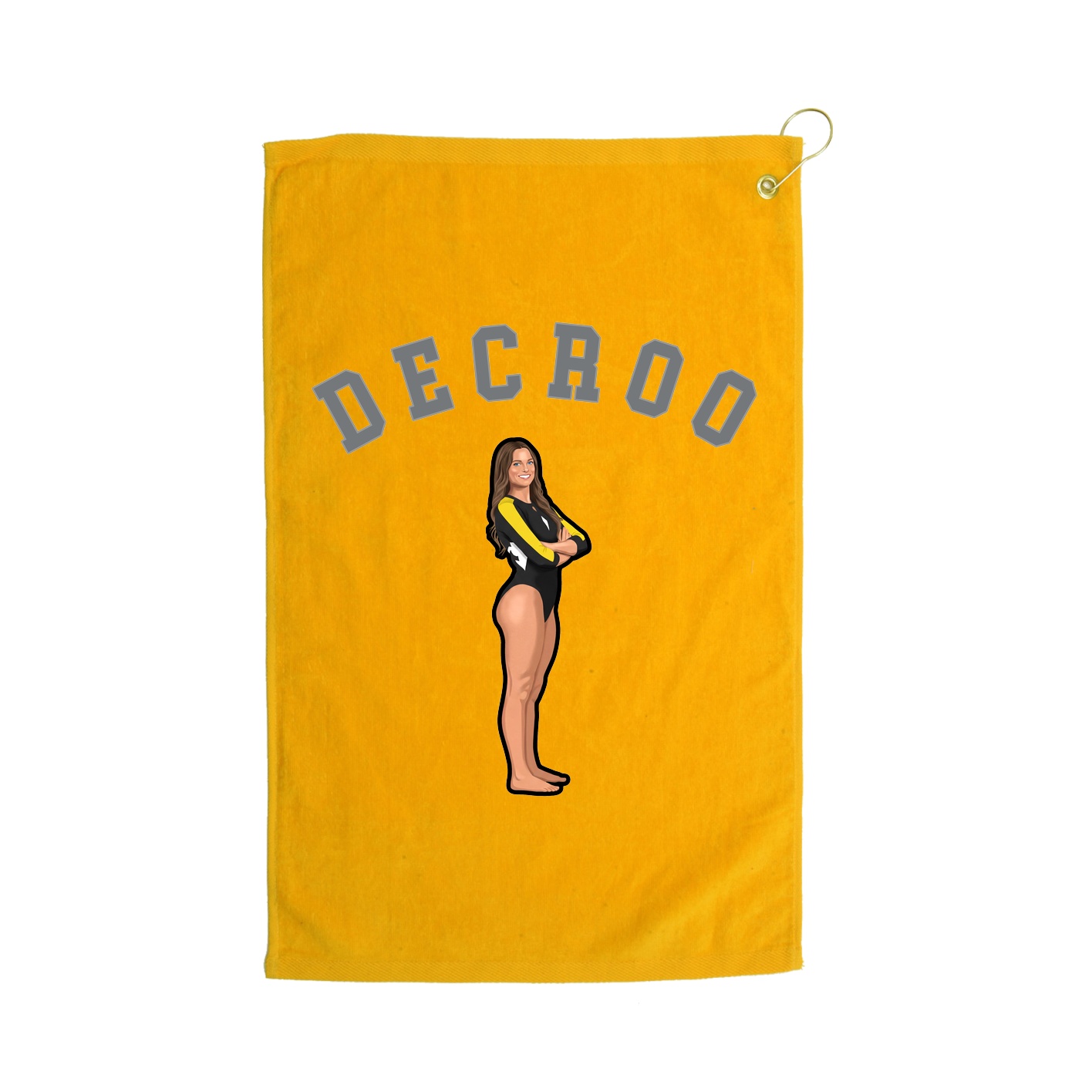 Golf Towel — Shirsey Arch in Gold