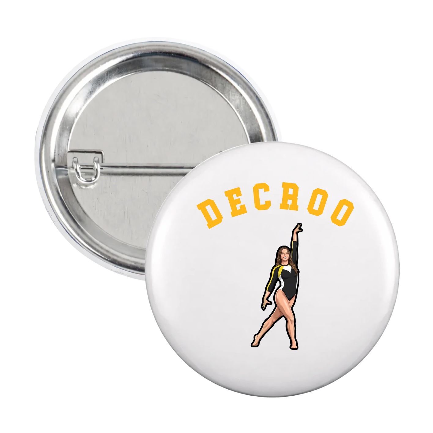 Game Day Button — Shirsey Arch in White