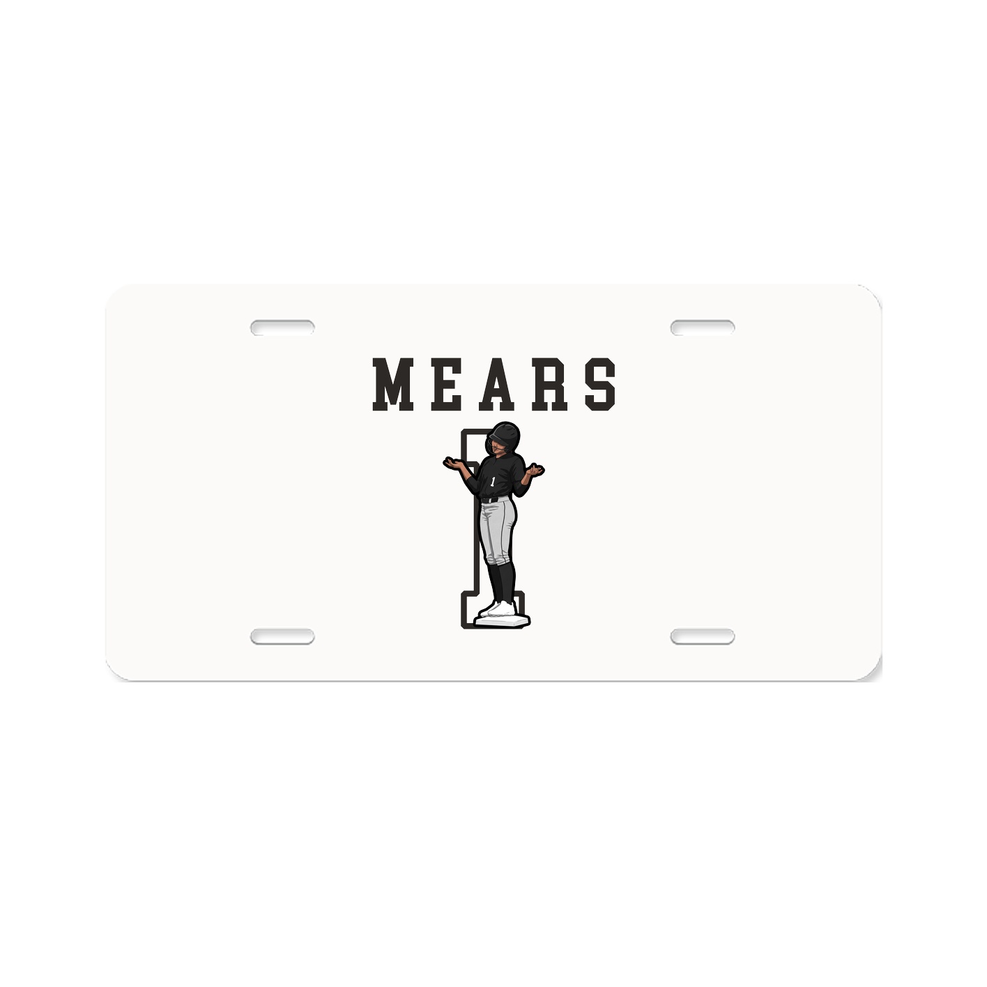 License Plate — Shirsey in Classic