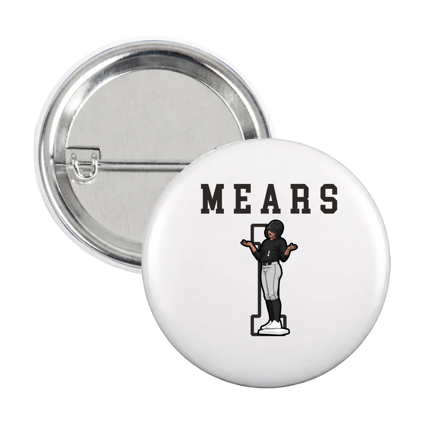 Game Day Button — Shirsey in White