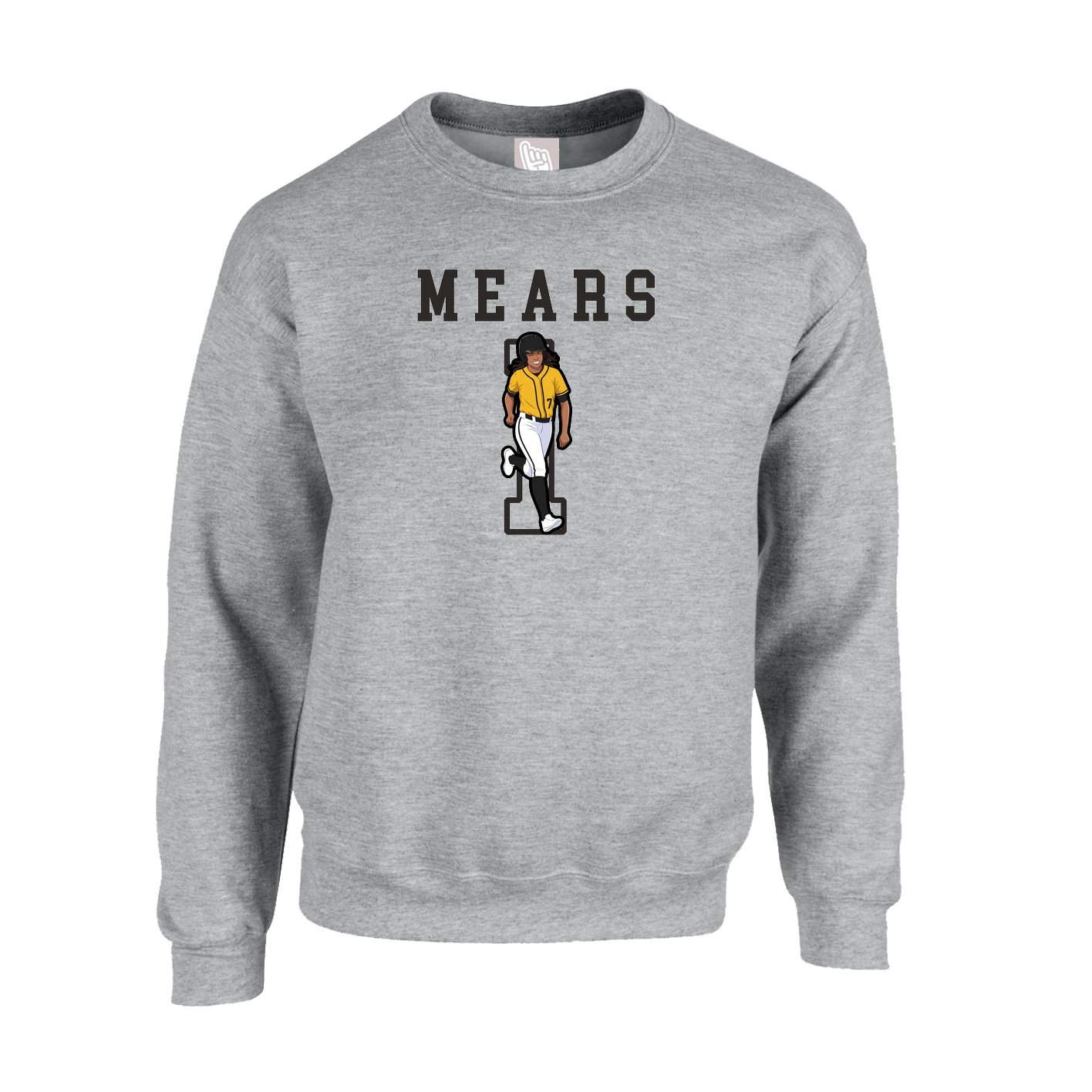 Fleece Crew — Shirsey in Grey