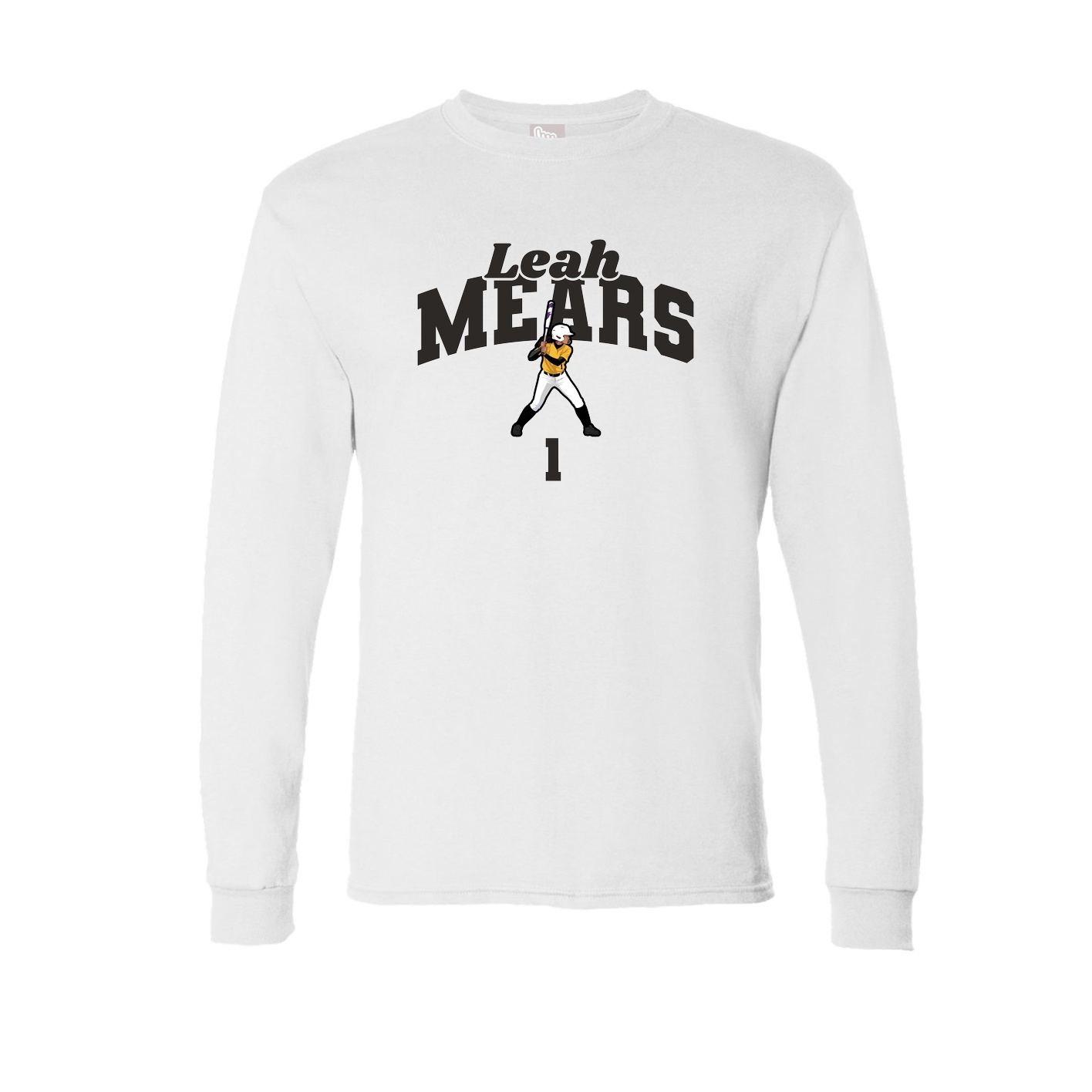Long Sleeve Tee — Signature Arch in White