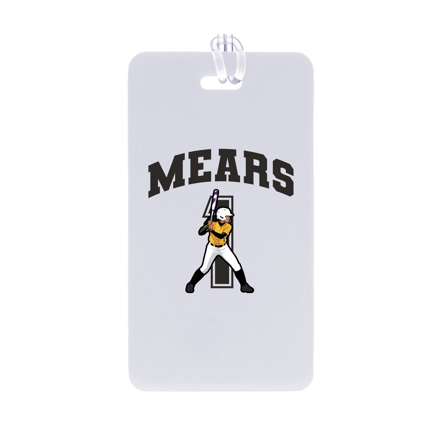 Bag Tag — Number in Classic