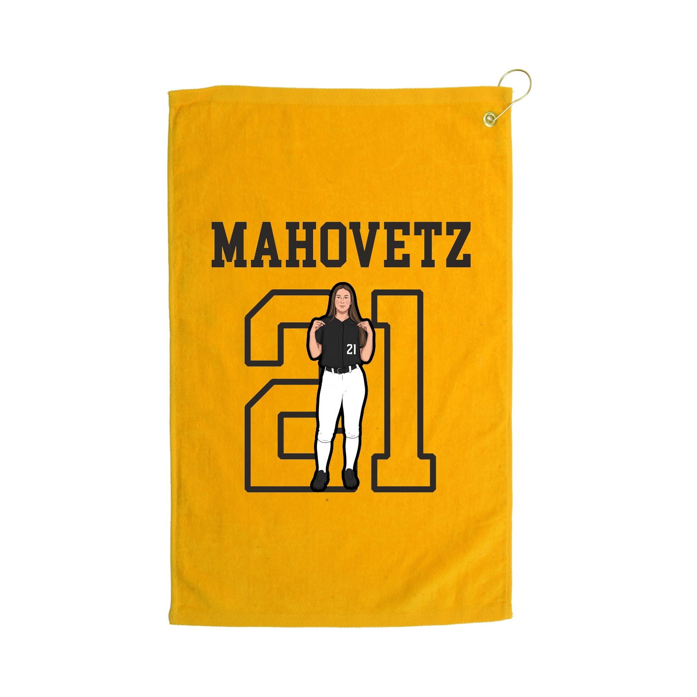 Golf Towel — Shirsey in Gold