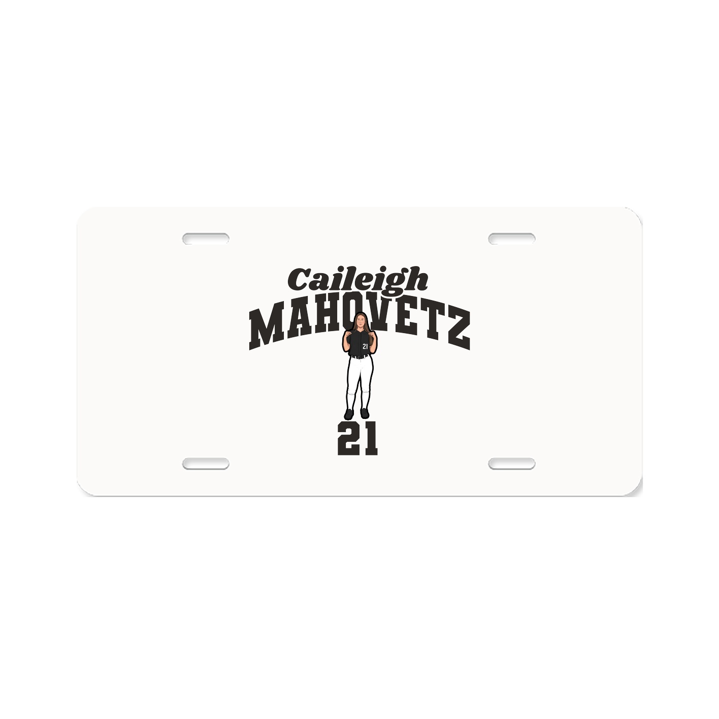 License Plate — Signature Arch in Classic