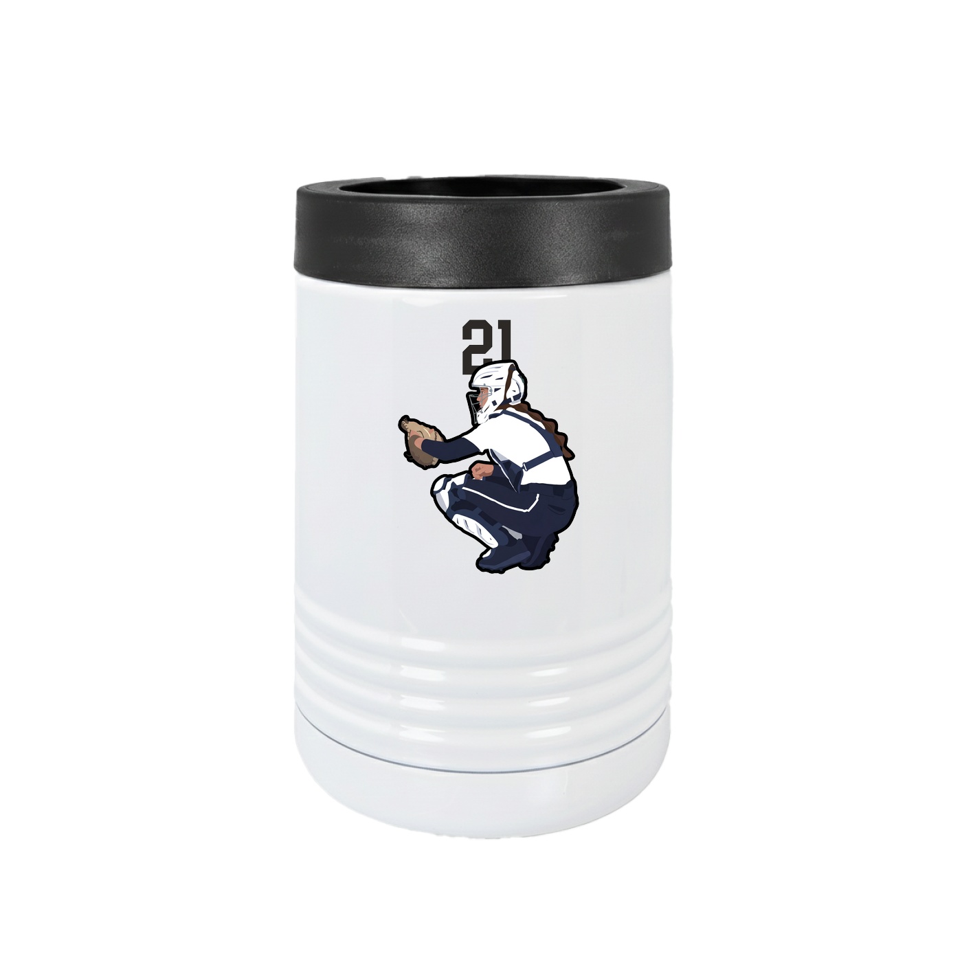 Beverage Holder — Number Top in White
