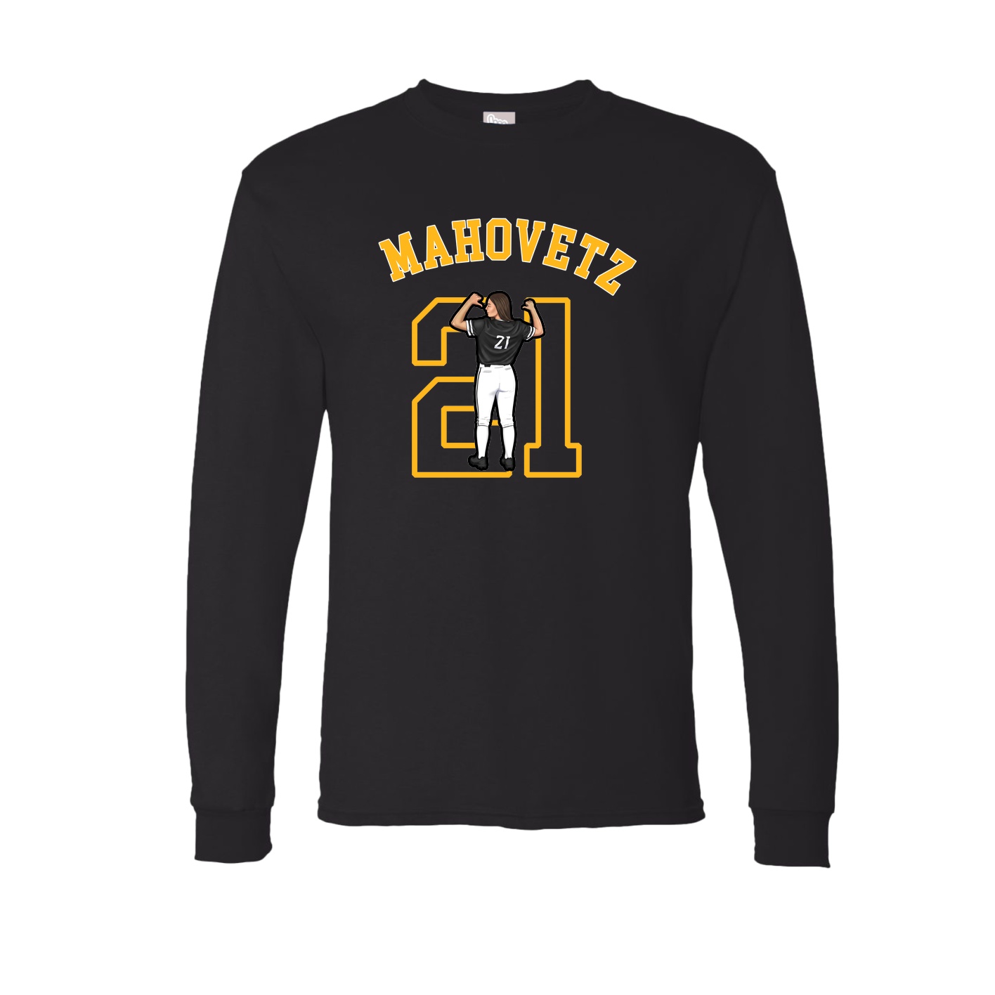 Long Sleeve Tee — Shirsey Arch in Black